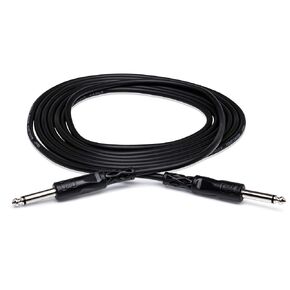 Hosa CPP-110 1/4" TS to 1/4" TS Unbalanced Interconnect Cable, 10 Feet