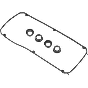 X AUTOHAUX 1Set Rubber Engine Valve Cover Gaskets Seals No.MN137117/MD198128 for Mitsubishi Eclipse 2005-2012 for Mitsubishi Galant 2004-2012