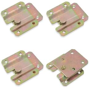 Lanebudd Frame Hook Wall Mounted Bracket Hanging Buckle Metal Hanging Frame Mount Clip Hanger Flush Wall Hanger Interlock Hanger Buckle Painting Bracket 4 Pcs1