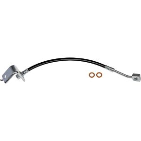 Dorman H620584 Brake Hydraulic Hose Compatible with Select Dodge / Mitsubishi / Ram Models, Black, 1 Count (Pack of 1)