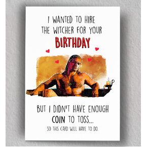 I Wanted to Hire Birthday Card | Art Print | Blank Card