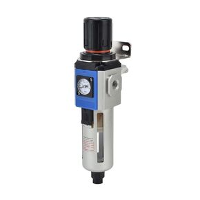 Filter Regulator Unit, Air Compressor Flow Filter Air Pressure Regulator Combo Water Oil Separator with Gauge Air Compressor Accessories (GFR300-10)