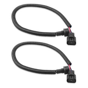 5202 H16 PSX24W Fog Light Extension Wire Harness Fit for Jeep Wrangler JK 2010-2018 18In Extension Cords 2PCS