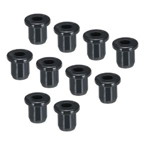 MECCANIXITY 30Pcs T Type Rubber Grommet Mount Dia 5mm (7x3x8mm) Seal Protection Flexible Hole Plugs for Cable Pipe Black