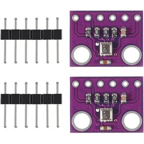 2Pcs BME280 5V Temperature Humidity Atmospheric Barometric Pressure Sensor Module GY-BME280-5V IIC I2C Breakout Board