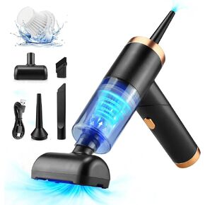Mini Vacuum Cordless, 90°Foldable, 120W 8kPa High Power, 4000mAh Rechargeable Car Vacuum Cleaner, Wireless Handheld Car Vacuum Cleaner, Best Small Vacuum Cleaner for Car/Home/Desk in Saudi Arabia