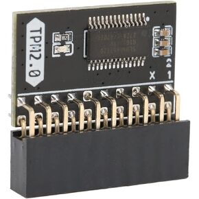 Goshyda TPM 2.0 Encryption Security Module, 20-1Pin 2 10P 2.54mm Pitch TPM 2.0 Security Module for, for ASUS