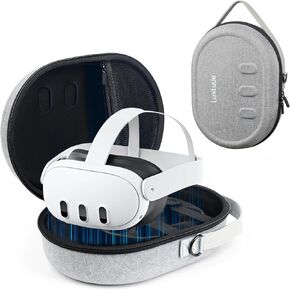 حقيبة حمل صلبة فاخرة لجهاز Meta Oculus Quest 3 وجهاز التحكم في التخييم، حافظة صلبة Oculus Quest 3، حقيبة مقاومة للماء والصدمات، جيب شبكي لملحقات الواقع الافتراضي in Kuwait