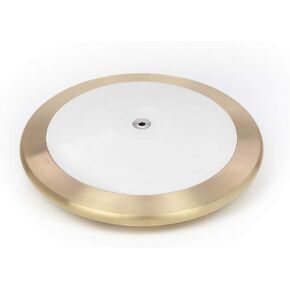 RT Centurion Gold 1.6 kg Boys Discus - Track and Field Mens Discus 1.6 k-High School Boys Throwing Discus - Outstanding Performance for Elite Throwers Check It Out!! White