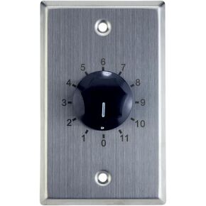 Skywalker Saga Stainless Steel Volume Control Wall Plate (35W 25/70.7V)