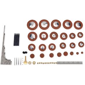 Tbest Saxophone Felt Alto Sax Repair Parts Kit Set, 1 Set Alto Saxophone Pad Set Repair Parts Kit Screws + Neck Screw + Nuts + Reeds + Felt Columns Saxophone Springs Maintenance Kit alto saxophone re