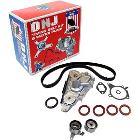 DNJ TBK490WP Timing Belt Kit with Water Pump for 1994-2005 / Kia, Mazda/Miata, MX-3, Protege, Sephia / 1.6L, 1.8L / DOHC / L4 / 16V / 1597cc, 1839cc / VIN 3, VIN 5