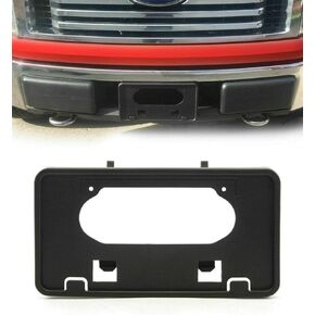 7BLACKSMITHS New 2009-2014 Ford F-150 Front License Plate Bumper Mounting Bracket Frame Holder