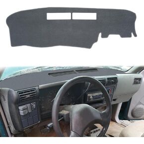 Dashboard Cover Dash Cover Mat Pad Custom Fit for 1994-1997 Chevrolet Chevy S10 Blazer/GMC Jimmy Sonoma/96-97 Olds Oldsmobile Bravada(94-97 Beige)