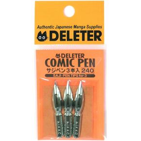 Deleter Comic Pen Nib - Spoon Model - Pack of 3