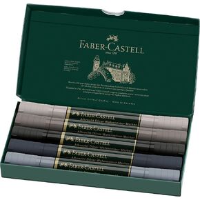 Faber-Castell Albrecht Durer Watercolor Markers - 10 Colors, Watercolor Brush Markers for Artists