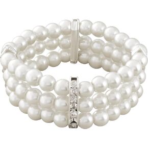 Sacina Boho 1920s Pearl Bracelet, Pearl Bracelets for Women, Vintage Bracelet, 1920s Accessories, Costume Jewelry, Christmas Jewelry Gift for Women