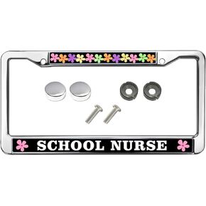 Autism Awareness Universal US CA Car License Plate Frame Acceptance Love Autism Chrome License Plate Frame Autism Car Accessories License Plate Frame Girly