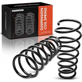 A-Premium 2Pcs Rear Suspension Coil Spring Set Compatible with Toyota Camry 2004-2006 2012-2017, Avalon 2004-2007 & Lexus ES350 2007-2011, Driver and Passenger Side, Replace# 48231AA210, 48231AA220