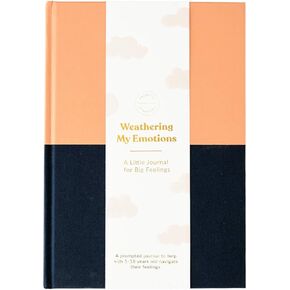 Promptly Journals, My Big Feelings Journal: Discovering and Mastering Emotions (Fog/Sky Blue, Linen/Leatherette) | Feelings Journal for Kids | Mindfulness for Kids | Kids Journal
