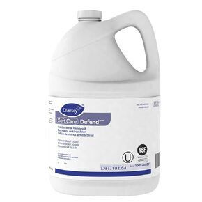 Diversey 100920027 Soft Care Defend Antibacterial Handwash, Commercial formula with Chloroxylenol Liquid, Ready-to-Use, 1-Gallon