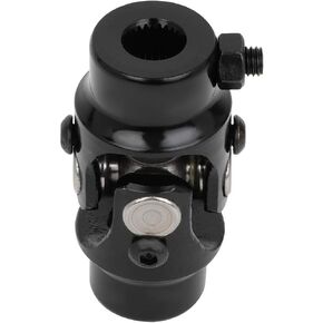 SCITOO 9/16-26 Spline X 3/4" Round Steering Shaft Universal U-Joint Black Single, 83mm Working Angle 35 Degree
