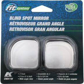 Fit System CW011W 3-1/8" x 2-1/8" Wedge Spot Mirror (2pcs)