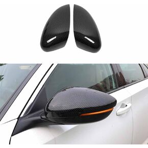 for Accord Horn Type Side Rearview Mirror Cover Trims ABS Plastic Material Decoration fit for Honda 10th Gen Accord 2018 2019 2020 2021 2022 Exterior Accessories 2PCS (Carbon Fibre)