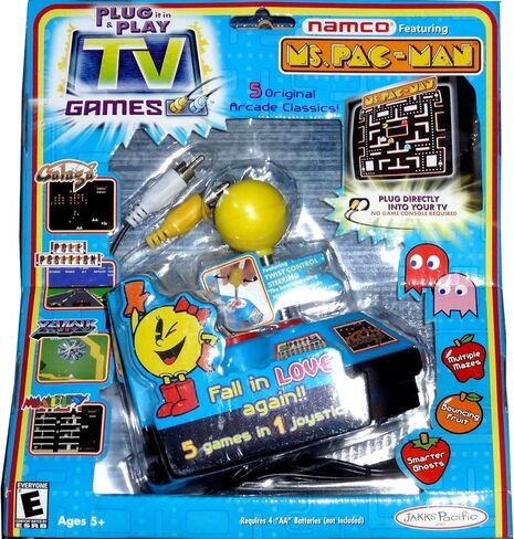 Namco Ms. Pac-Man Plug & Play with 5 TV Games in Kuwait