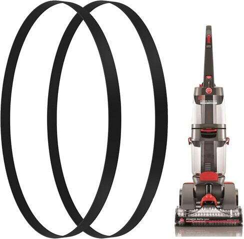 Upgraded 440005536 Replacement Belts Set of 2 for Hoover Dual Power Max Carpet Vacuum Cleaner,Compatible with Model FH51000,FH51001,FH51002,FH51010,FH54010,FH54000 Series,Easy to Install & Durability in Kuwait
