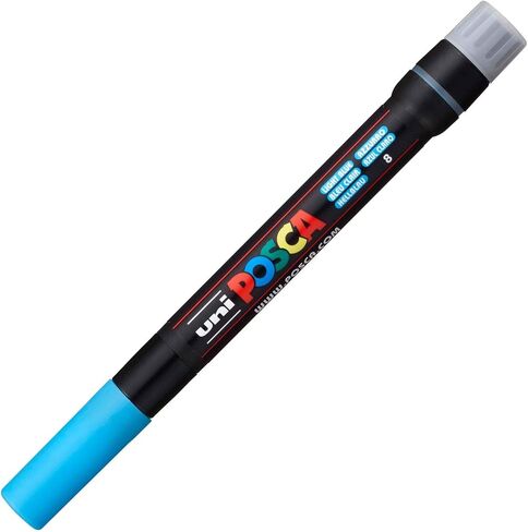 posca PX146639000 Art Paint Marker, 1-10mm, Blue in Saudi Arabia