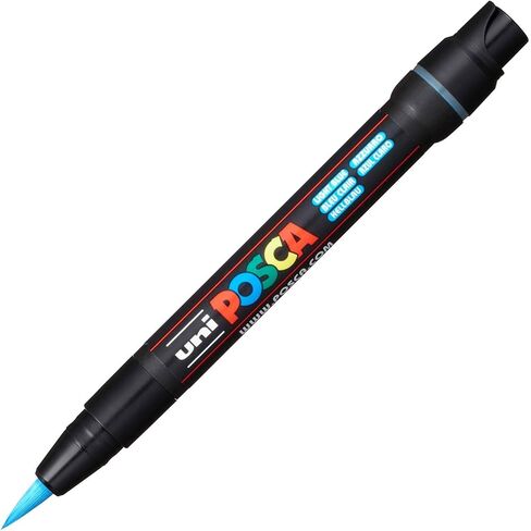 posca PX146639000 Art Paint Marker, 1-10mm, Blue in Saudi Arabia