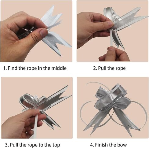 GADNOZEL 30 x 20 CM Hamper Basket Kit, Gift Basket Empty to Fill 1 x Basket, 2 x Bows, 2 x Cellophane Bags and 1 x Shredded Paper for Christmas, Birthday, Wedding, Easter in Kuwait