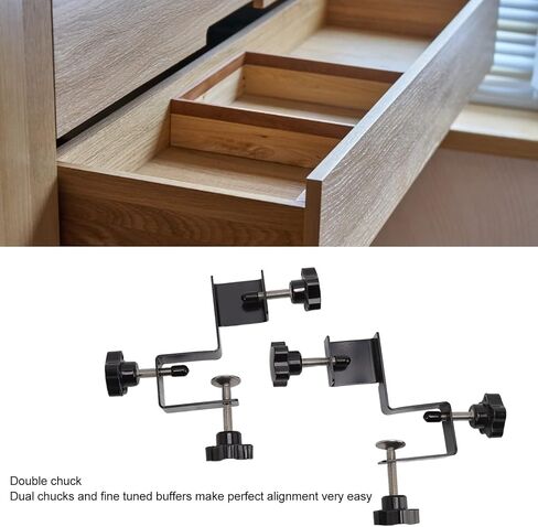 2pcs Cabinet Drawer Installation Clamps Left Right Side Drawer Jig Front Drawer Woodworking Clamps drawer front installation clamps cabinet installation clamps in Saudi Arabia