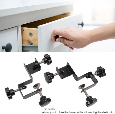 2pcs Cabinet Drawer Installation Clamps Left Right Side Drawer Jig Front Drawer Woodworking Clamps drawer front installation clamps cabinet installation clamps in Saudi Arabia