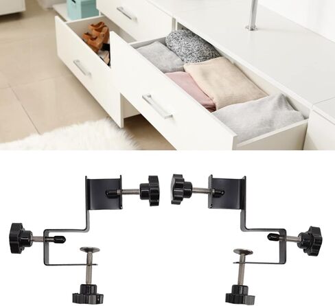 2pcs Cabinet Drawer Installation Clamps Left Right Side Drawer Jig Front Drawer Woodworking Clamps drawer front installation clamps cabinet installation clamps in Saudi Arabia