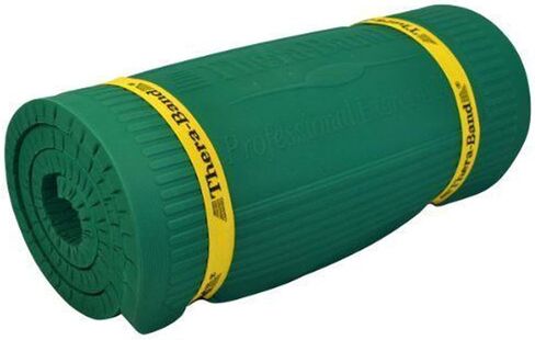 THERABAND Exercise Mat, High Density Professional Floor Mat, Extra Thick, Heavy Duty, Waterproof & Washable Mat for Yoga or Rehab, 75 Inch Long, 3.3 Foot Wide X .6 Inch Thick. Blue in Saudi Arabia
