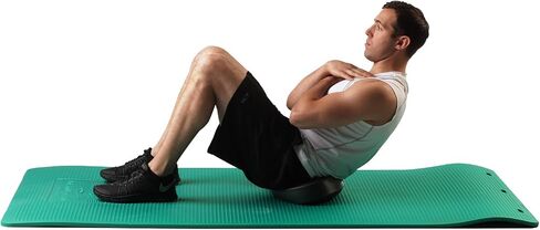 THERABAND Exercise Mat, High Density Professional Floor Mat, Extra Thick, Heavy Duty, Waterproof & Washable Mat for Yoga or Rehab, 75 Inch Long, 3.3 Foot Wide X .6 Inch Thick. Blue in Saudi Arabia