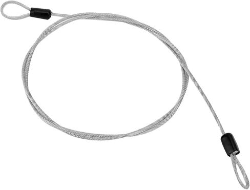 Yctze Bicycle Scooter Security Lock, Cycling Sports Internal Steel Wire and External Plastic Loop Cable, Thin Chain for Outdoor Security, Bike Accessories (Silver) in Saudi Arabia