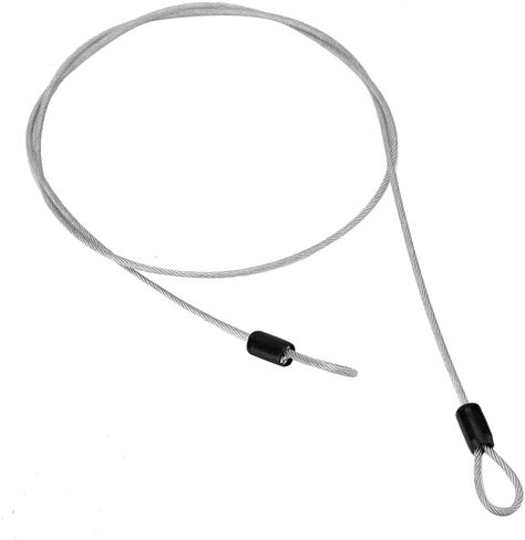 Yctze Bicycle Scooter Security Lock, Cycling Sports Internal Steel Wire and External Plastic Loop Cable, Thin Chain for Outdoor Security, Bike Accessories (Silver) in Saudi Arabia