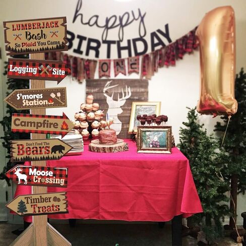 ديكورات حفلات الحطاب، لافتات ترحيب اتجاهية، بوفالو كبيرة منقوشة، فتحات أبواب في الفناء الخلفي، للتخييم في الشتاء، وحفلات أعياد الميلاد، وأفكار لوازم الديكور in Kuwait