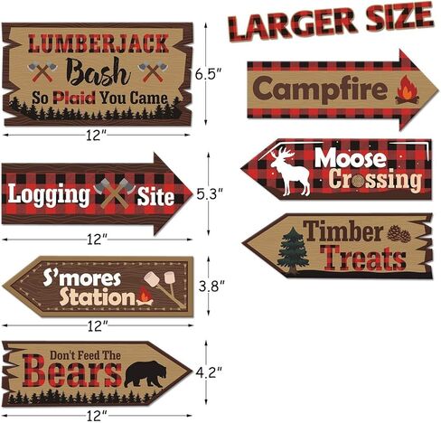 ديكورات حفلات الحطاب، لافتات ترحيب اتجاهية، بوفالو كبيرة منقوشة، فتحات أبواب في الفناء الخلفي، للتخييم في الشتاء، وحفلات أعياد الميلاد، وأفكار لوازم الديكور in Kuwait