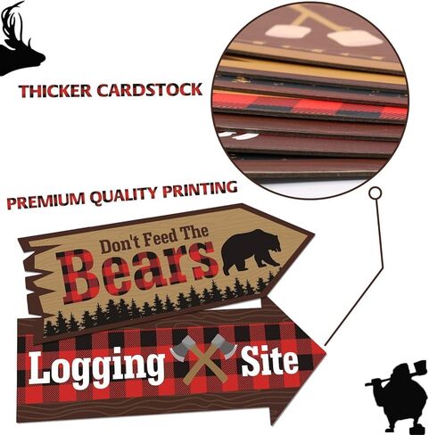 ديكورات حفلات الحطاب، لافتات ترحيب اتجاهية، بوفالو كبيرة منقوشة، فتحات أبواب في الفناء الخلفي، للتخييم في الشتاء، وحفلات أعياد الميلاد، وأفكار لوازم الديكور in Kuwait