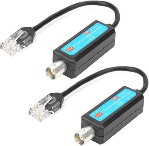 EVTSCAN Pair IP Passive Extender Over Coax Coaxial Network Transmitter 8MP HD for Web Camera in Saudi Arabia