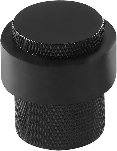 1-1/2 Inch Length 1-3/5 Height Cylindrical Floor Mount Door Stopper Heavy Duty Door Holder Brass Floor Mounted Hardware Quite Doorstop Protect Door Keep Door Open, 1 Pack, Brushed Brass in Saudi Arabia