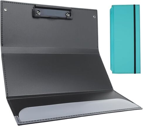 Foldable Nursing Clipboard, 3 Layers Folding clipboards Nurses Clip Board Low Profile Clip Pocket Clipboards for Nurses, Doctors,Students, Teachers (Black) in Saudi Arabia