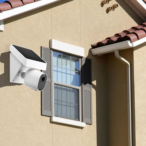 يعمل حامل شحن اللوحة الشمسية Uogw لـ Arlo Pro 4، Pro 3، Arlo Floodlight، Ultra 2، Ultra، Pro 5S 2K، Arlo Essential، كاميرا 2K الأساسية، IP67 مقاومة للطقس بشكل مستمر لمدة 365 يومًا - الكاميرا غير متضمنة in Kuwait