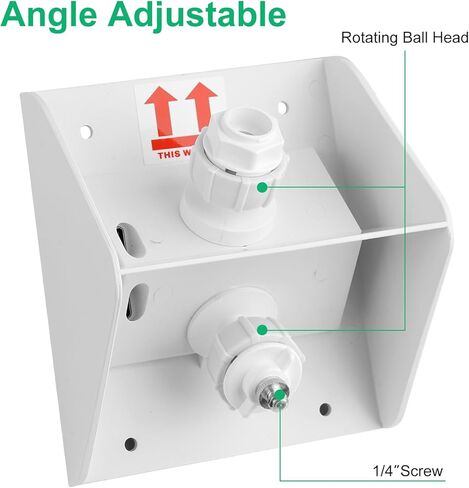 يعمل حامل شحن اللوحة الشمسية Uogw لـ Arlo Pro 4، Pro 3، Arlo Floodlight، Ultra 2، Ultra، Pro 5S 2K، Arlo Essential، كاميرا 2K الأساسية، IP67 مقاومة للطقس بشكل مستمر لمدة 365 يومًا - الكاميرا غير متضمنة in Kuwait