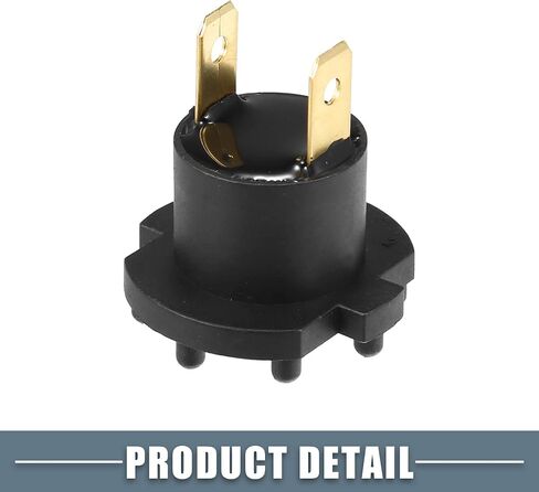Headlight Low Beam Bulb Holder Socket B28V510A3 for Mazda 3 2004-2009 Plastic Black (Set of 2) in Saudi Arabia