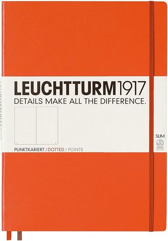 LEUCHTTURM1917 - Notebook Hardcover Master Slim A4+ - 123 Numbered Pages for Writing and Journaling (Sage, Dotted) in Saudi Arabia